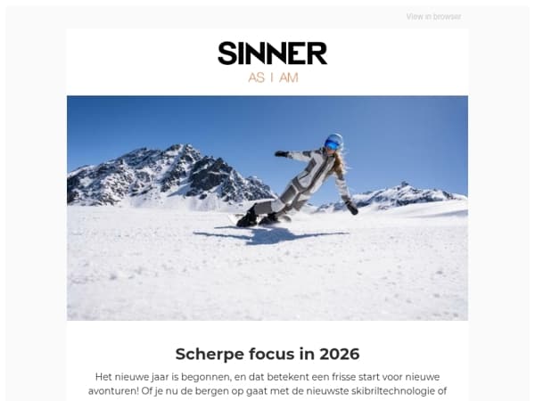 Sportgear voor jouw goede voornemens