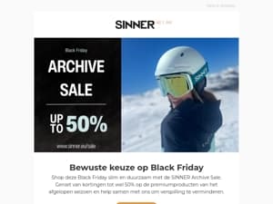SINNER Archive Sale!