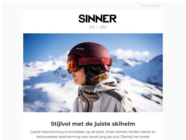 Skibrillen en -helmen voor het hele gezin