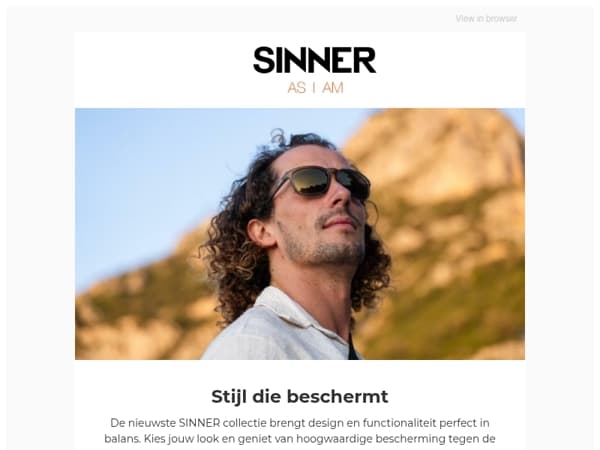 Nieuwe zonnebrillencollectie is live!
