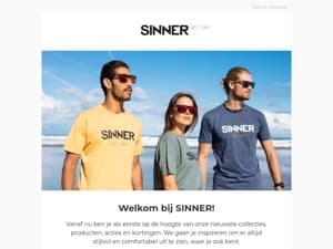 Welkom bij Sinner 🎉