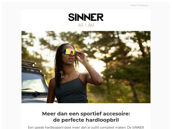 Optimaal zicht tijdens jouw run met SINNER technologie