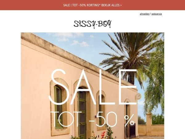 Nu tot -50% korting!