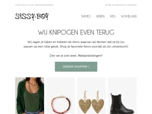 Hi, je bent één ding vergeten