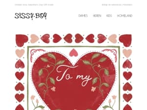 ♥ Vier de liefde met Sissy-Boy