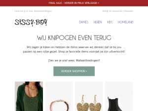 Hi, je bent één ding vergeten