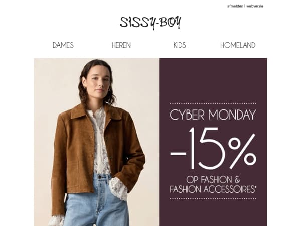 15% korting tot 23:59u🍀