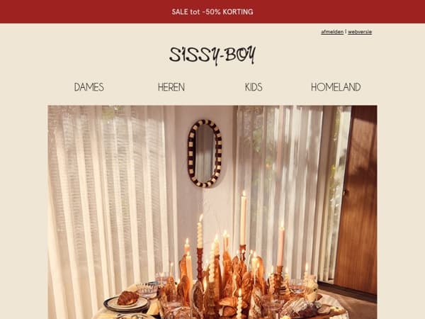 Alles voor een mooie gedekte tafel