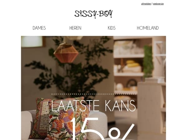 LAATSTE KANS: 15% korting op banken