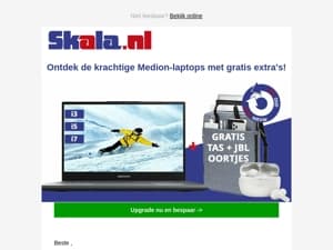Upgrade jouw digitale ervaring met Medion-laptops en ontvang extra's!