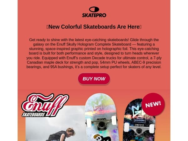 New Skateboards Have Landed!