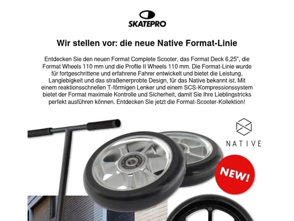 Das neue Native Format ist da!