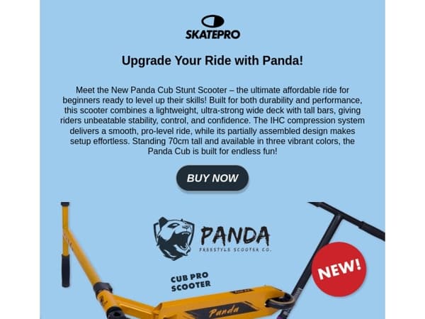 🛴Discover the new Panda Scooters!