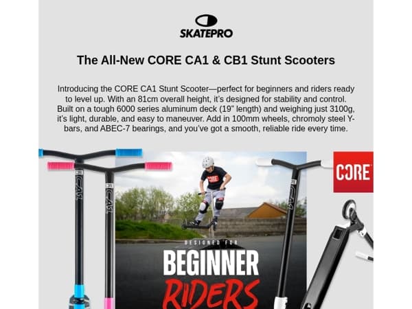 Meet the New CORE CA1 & CB1 Scooters 🚀