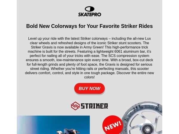 New Colors – Striker Bestsellers!
