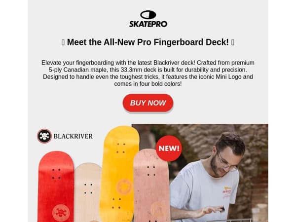 🛹 New Pro Fingerboard Decks Are Here! 🛹