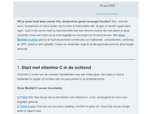 Medik8🌞Summer Glow & Protect met 15% korting