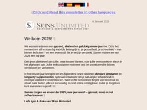 Happy and Healthy New Year