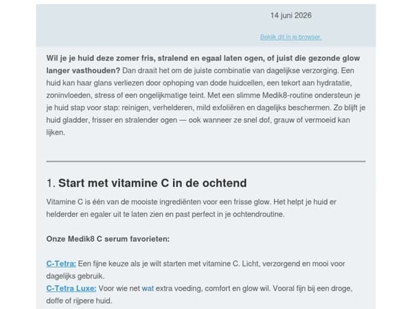 NEW: Medik8 Glow & Protect set met 15% korting