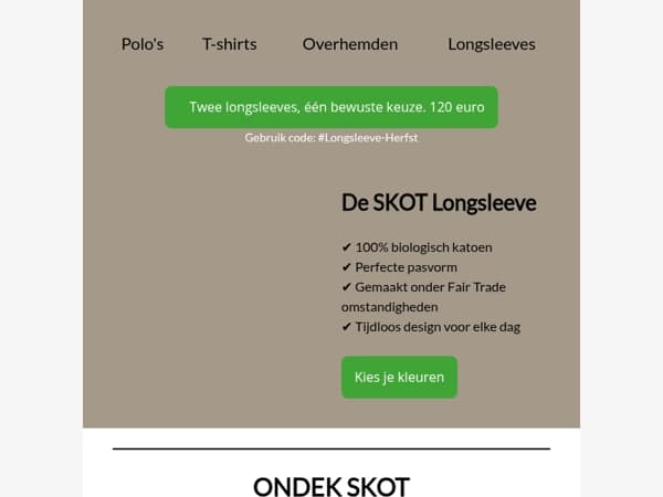 🍁 Nog een paar dagen – 2 longsleeves voor €120