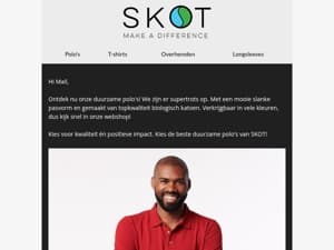 Hi Mail, pak nu 20% korting op onze polo's!.....