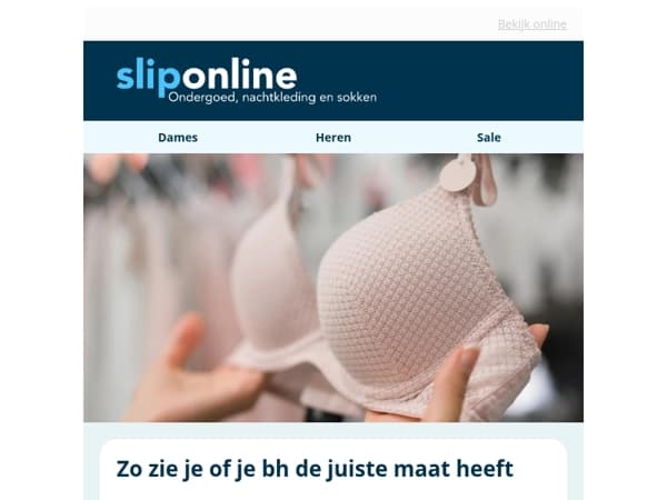 Hoe zie je of jouw BH te groot of te klein is?