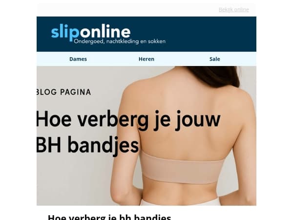 Hoe verberg je jouw Bh bandjes (onze tips)