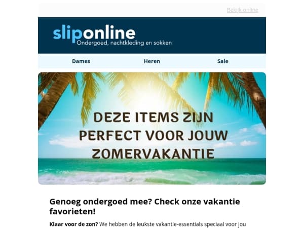 Onze ondergoed & Sokken tips voor een fijne zomervakantie