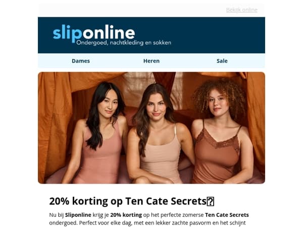 Nu, 20% korting op Ten Cate secrets