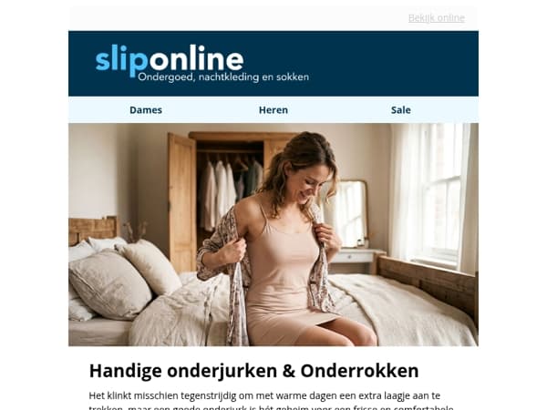 Onderjurkjes & onderrokken voor de zomer