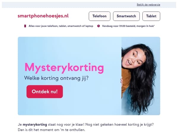 Heb jij jouw mysterykorting al ontdekt?