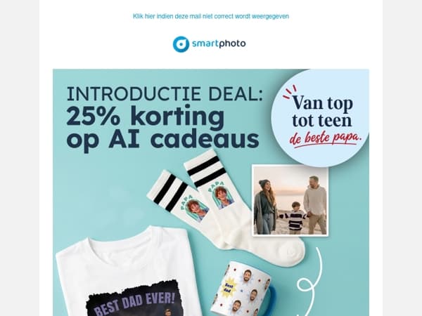 NIEUW: maak een AI cadeau voor Vaderdag!