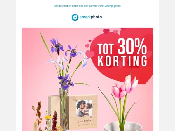 Hi, tot 30% korting op Moederdag cadeaus