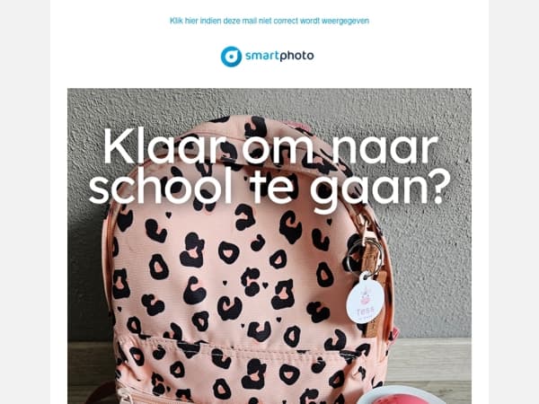 Nu besteld, op tijd klaar voor de eerste schooldag! 🎒