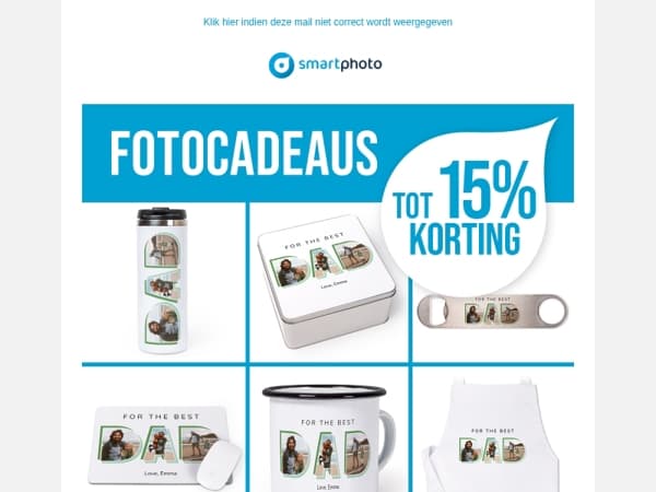 Hi, verras papa met een fotocadeau