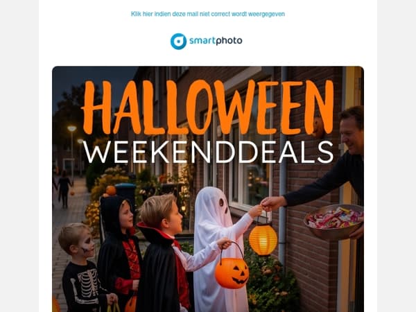 🎃Halloween weekend: tot 40% korting