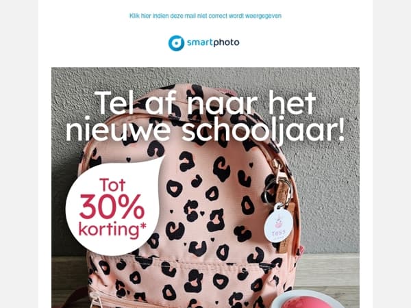 Tel af naar het nieuwe schooljaar: tot 30% korting! 🎒