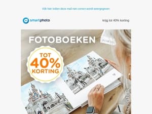 krijg tot 40% korting