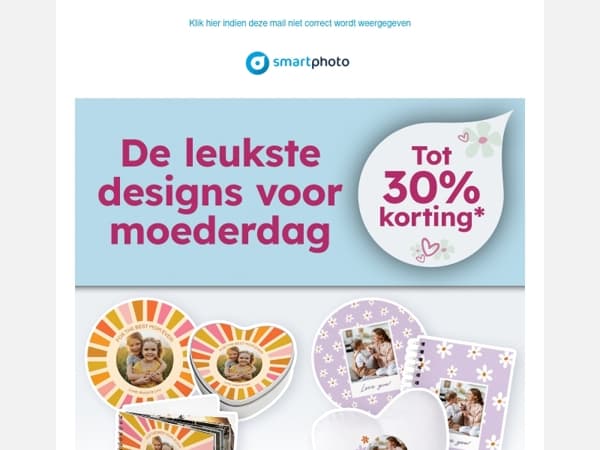 Hi, ontdek de leukste designs voor Moederdag