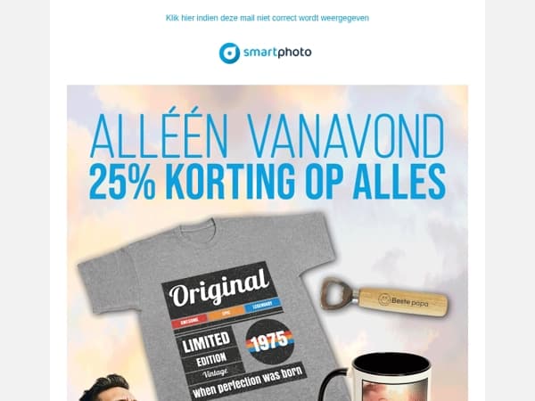 Hi, het is Vaderdag Shopping Night