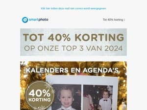 Tot 40% korting 🍾