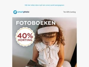Tot 40% korting