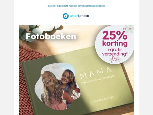 Hi, tot 25% korting op je Moederdagcadeau
