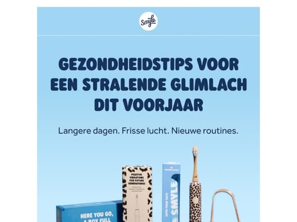 Straal deze lente met je mooiste Smyle 🌸