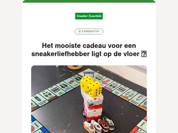 🎁 Het mooiste sneakercadeau ligt op de vloer