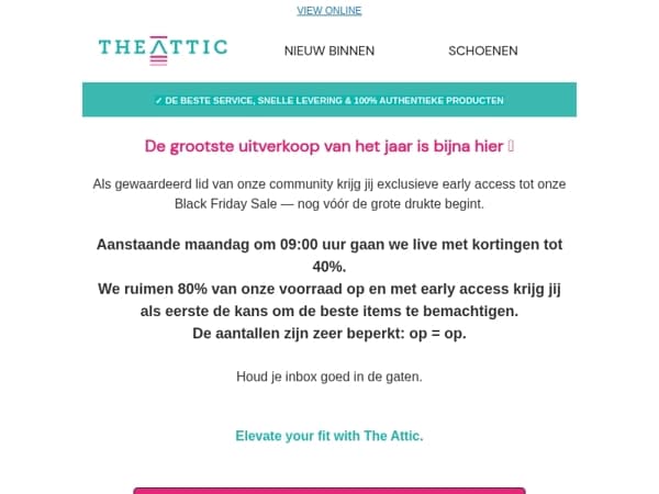 De grootste sale van het jaar is hier. 🚨