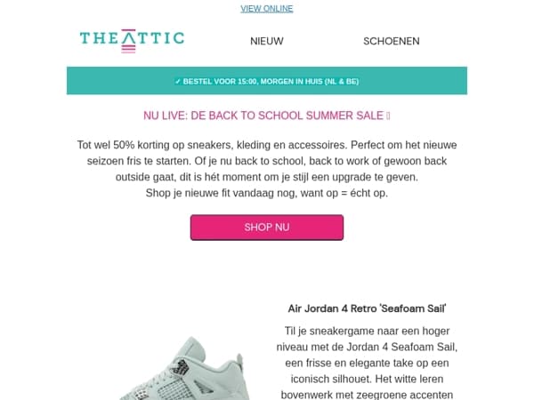 De Back to School Summer Sale staat nu online 🚨