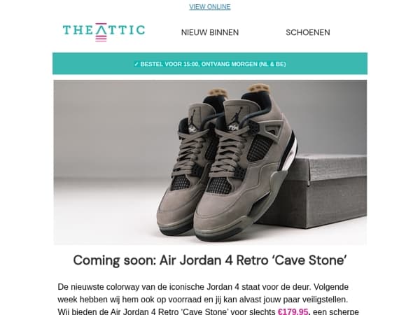 Coming soon: Air Jordan 4 Retro 'Cave Stone'! 🪨