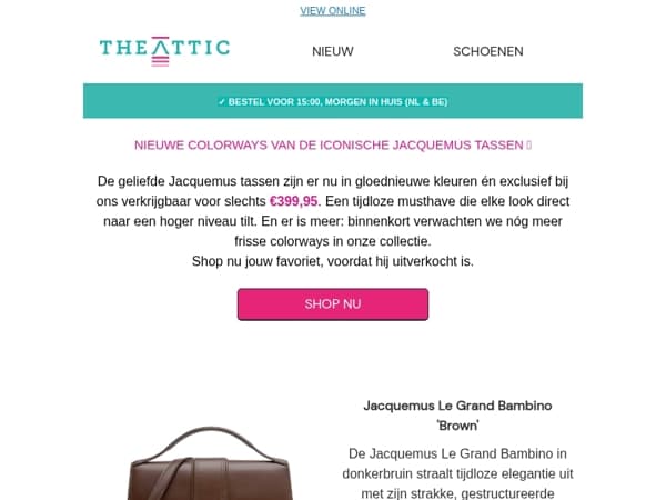 Bekijk nu onze nieuwste Jacquemus colorways 🤍