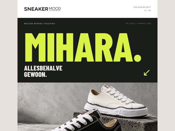 Mihara: allesbehalve gewoon.